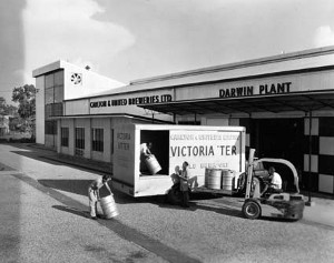 CUB Brewery Darwin 1958