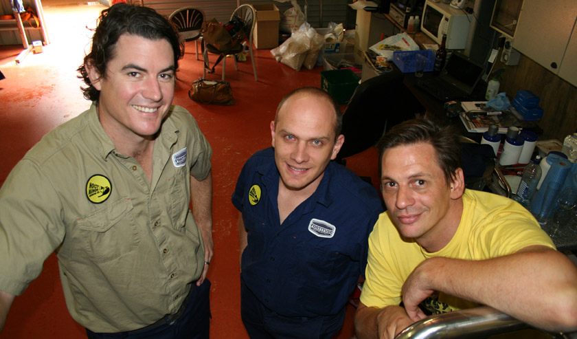 Fortitude's founder (l-r) Jim O'Connor, Ged Connors and Ian Watson