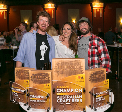 Last year's champions, Modus Operandi Brewing 