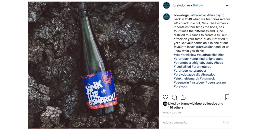 BrewDog instagram ABAC