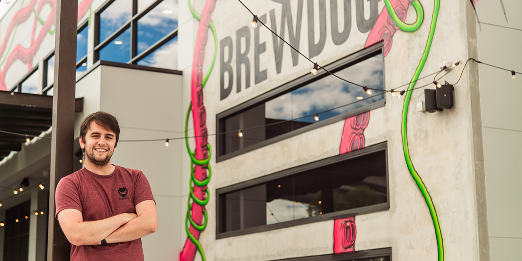 Calvin McDonald top dog at BrewDog Australiaat DogTap Brisbane