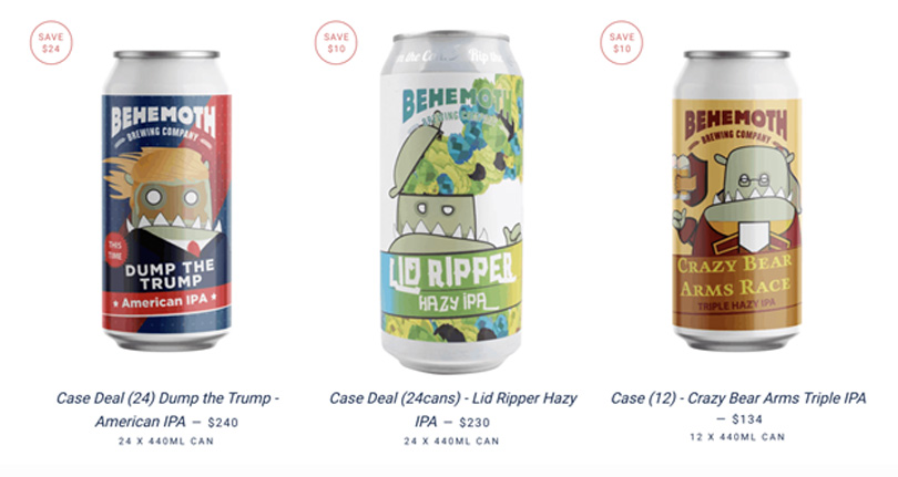 Behemoth Brewing’s online store