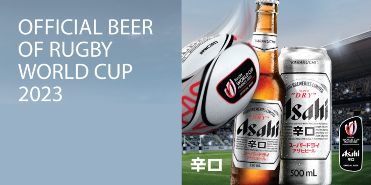 Asahi Rugby World Cup 2023 banner