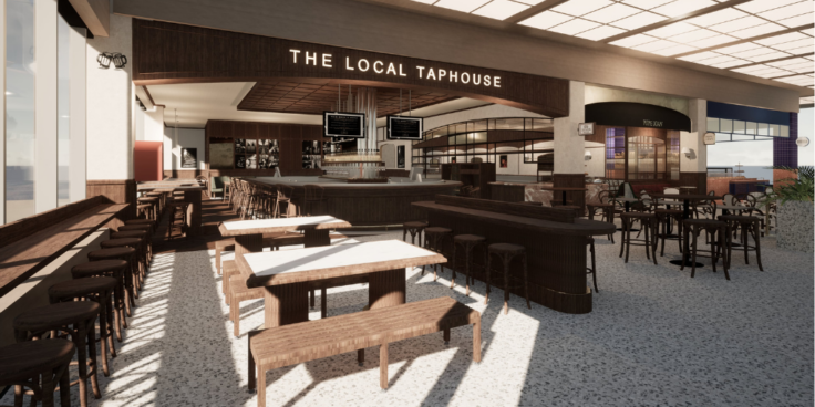 Artist's impression of The Local Taphouse's Melbourne Airport venue